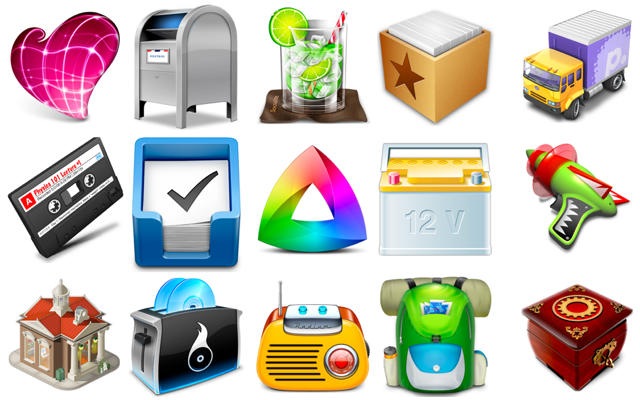 Mac App Icons from 2010