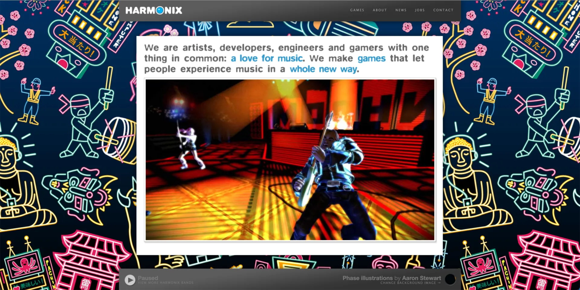 The Beatles Rock Band website