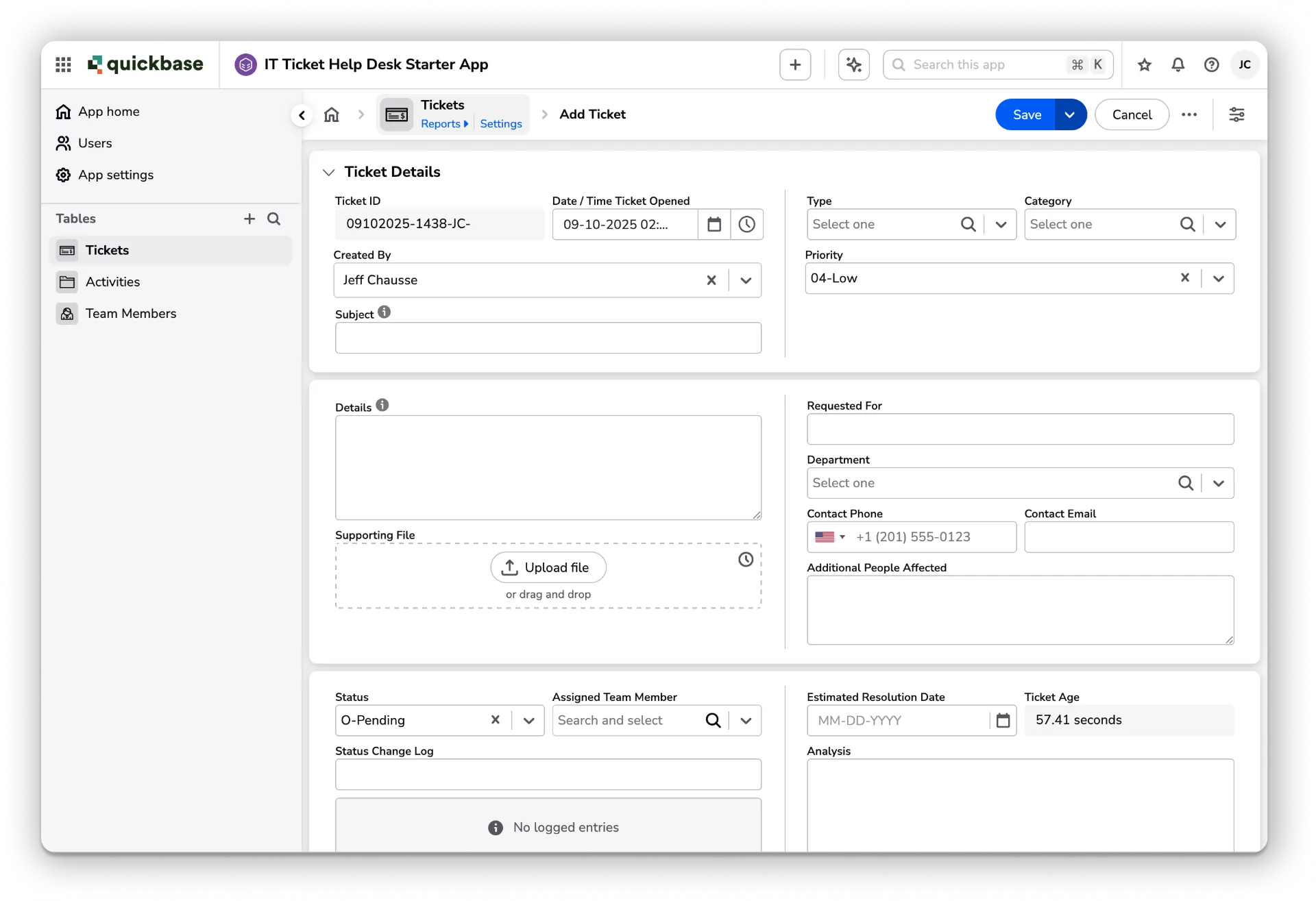 Quickbase new forms builder