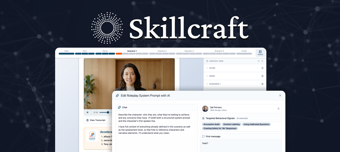 AI-enhanced assessment authoring at Skillcraft preview